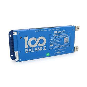 Універсальна BMS смарт плата DaLy LiFePO4 4-8S 40A з Bluetooth + CAN + активний балансир 1A DRQ-BMS-081747 фото