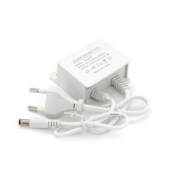 Імпульсний адаптер живлення 12В 2А (24Вт) штекер 5.5/2.1; Plastic Box Mini; IP40, кріплення Q200 DRQ-PSU-072795 фото