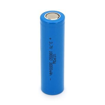 Акумулятор 18650 Li-Ion Vipow ICR18650 FlatTop, 3000mAh, Blue DRQ-LIO-048571 фото