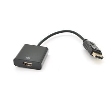 Конвертер Display Port (тато) на HDMI (мама) 30cm, Black, 1080p, Пакет DRQ-CBL-307187 фото