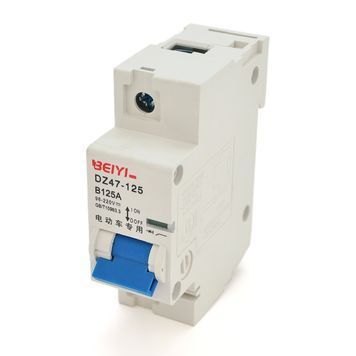 Автоматичний вимикач змінного струму BEIYI DZ47-1P-125A, B125A, 96-220V DRQ-PSU-010053 фото