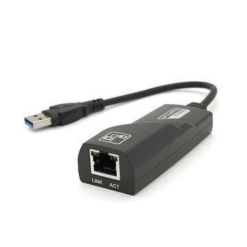 Конвертер USB3.0-Rj-45 Gigabit, Black DRQ-ADP-087535 фото