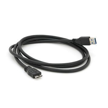 Кабель Usb 3.0 AM to Micro-B, 1.5m, для жорстких дисків, Black DRQ-CBL-162810 фото