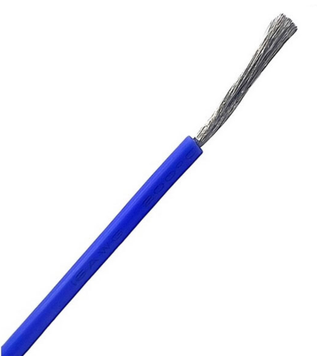 Провід силіконовий 22AWG, багатожильний (60&times;0,08 мм), синій, 1 метр DRQ-LIO-418428 фото
