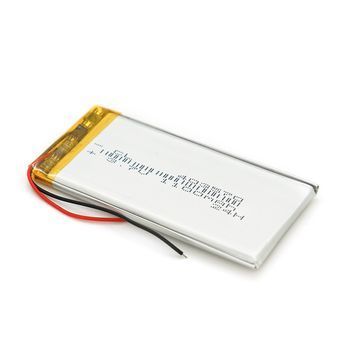 Літій-полімерний акумулятор 4*35*70mm(Li-ion 3.7В 1100мА&middot;ч) DRQ-LIO-968382 фото