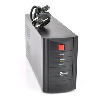 ДБЖ Ritar RTM1500 (900W) Proxima-L, LED, AVR, 3st, 3xSCHUKO socket, 2x12V9Ah, металевий корпус (350х120х190) Q2 DRQ-UPS-517215 фото