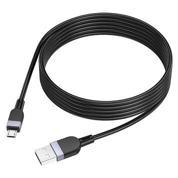Кабель Hoco X109, Micro-USB, 3A, Black, довжина 2м, BOX DRQ-CBL-497976 фото
