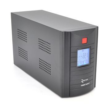 ДБЖ Ritar RTM1500 (900W) Proxima-D, LCD, AVR, 3st, 3xSCHUKO socket, 2x12V9Ah, металевий корпус (350х120х190) Q2 DRQ-UPS-993372 фото