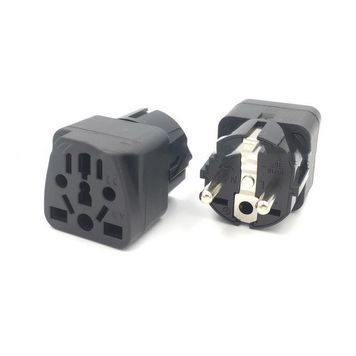 Перехідник WY-9, 250V/10A, Black, BOX DRQ-CBL-449501 фото