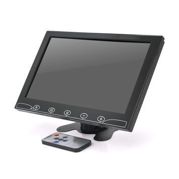 Монітор для відеоспостереження 10.1 ", AV + VGA + HDMI + RCA роз'єми, 1024 * 600ips, 12-24V, BOX DRQ-CON-775454 фото
