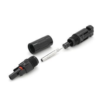 Конектор RISIN MC4, з діодом постійного струму, 15А, 1000 В, Black DRQ-CON-036158 фото