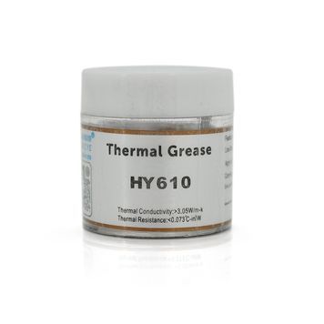 Паста термопровідна HY-610 10g, банку, Gold DRQ-SLD-948489 фото