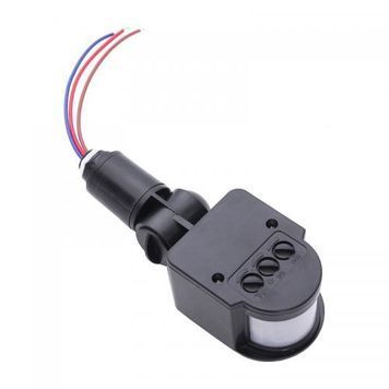 Датчик руху, відстань макс. 12м, 220V, Black DRQ-SNS-712156 фото