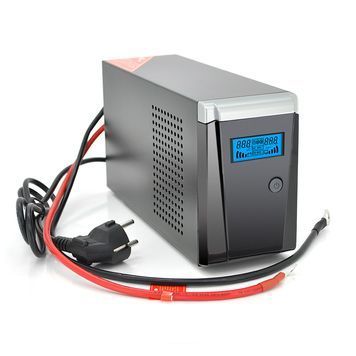 ДБЖ з правильною синусоїдою RITAR RTSW-600 LCD, 12В, під зовнішній АКБ, Q4 (320*132*210) 4,2 кг (260*85*140) DRQ-UPS-843438 фото