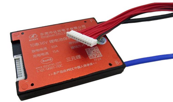 Плата BMS DaLy, Li-ion, 36V, 10S, 30A, (симетрія, вологозахисна, з балансиром) DRQ-LIO-572696 фото