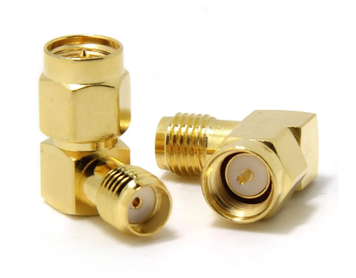 Перехідник кутовий SMA Male-SMA Female (тато-мама) DRQ-CON-234814 фото