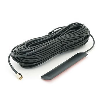 Внутрішня GSM/WIFI антена 3G/4G/LTE WiFi, 850-990/1710-2700MHz 5dBi, 3М скотч, 20 метрів кабелю, кабельне введення Роз'єм SMA Чоловічий DRQ-CON-143435 фото