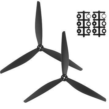 Пропелери Gemfan 1308, 3 лопаті, скловолокно, (набір CW - 1шт, CCW - 1шт) DRQ-PRP-178826 фото