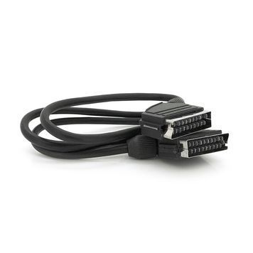 Кабель Merlion SCART (тато)-SCART (тато) 1.2м, (пакет), Q125 DRQ-ADP-680974 фото