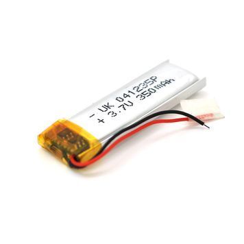 Літій-полімерний акумулятор 4*12*35mm (Li-ion 3.7В 350мА&middot;год) DRQ-GPS-314876 фото