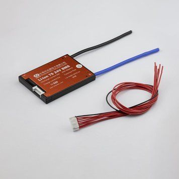 Плата BMS DaLy, Li-ion, 24V, 7S, 30A, (симетрія, вологозахисна, з балансиром) DRQ-LIO-260366 фото