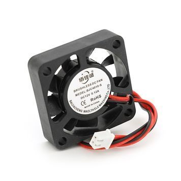 Кулер корпусний Merlion BJC4010-S, 40x40x10mm, 12V/0.12A, 2-pin, Black, OEM DRQ-SLD-757720 фото