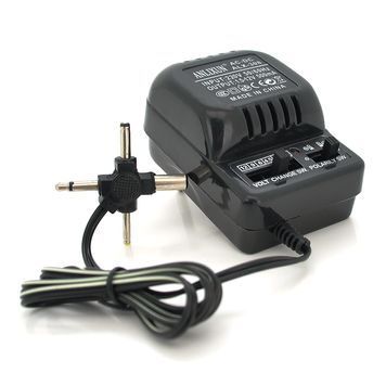 Адаптер живлення ALX-308 з регулюванням 1,5V-12V 0,5A, штекер 5,5*2,1, jack3,5, LED - індикація DRQ-PSU-482772 фото