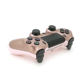 Геймпад Brazzers бездротовий для PS4 Wireless DUALSHOCK 4, роз'єм для навушників, LED light bar, Рожеве золото, 3.7V, 600mAh, Blister-box DRQ-CON-860380 фото