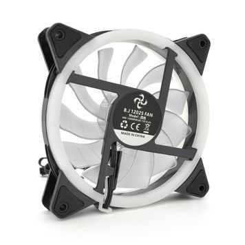 Кулер корпусний 12025 DC sleeve fan 4pin, 120*120*25мм, 12V, RGB DRQ-SLD-376077 фото