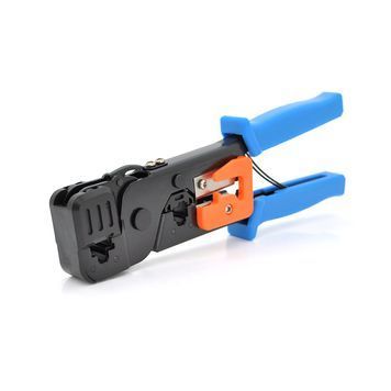 Інструмент Merlion 268E (MLT-1) для обжимки RJ-45 (8P8C) та RJ-12/11 (6P6C), Сині Q10 DRQ-CBL-002108 фото