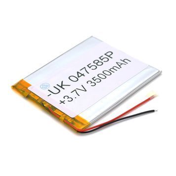 Літій-полімерний акумулятор 4*75*80mm (3500mAh 3,7V) DRQ-GPS-490030 фото