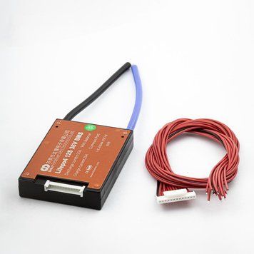 Плата BMS DaLy, LiFePo4, 36V, 12S, 50A, (симетрія, вологозахисна, з балансиром) DRQ-LIO-452792 фото