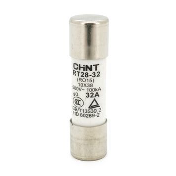 Плавкий запобіжник CHINT-RT28-32 (RO15) 25A 500AC, 10&times;38mm, змінної напруги, 20 штук в упаковці, ціна за 1 штуку DRQ-ACC-573365 фото