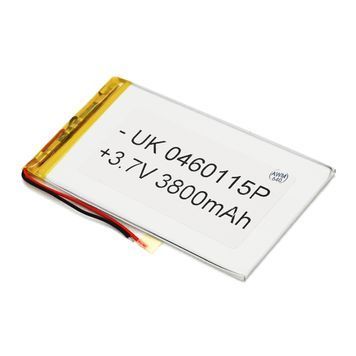 Літій-полімерний акумулятор 4*60*115mm 3,7V (Li-ion 3.7В 3500мА&middot;год) DRQ-GPS-160360 фото