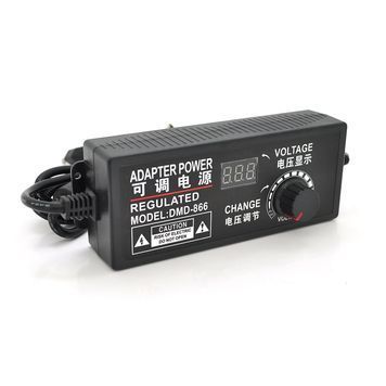 Адаптер живлення з регулюванням 9-24V 5A, штекер 5,5 * 2,5, LED - індикація DRQ-PSU-963840 фото