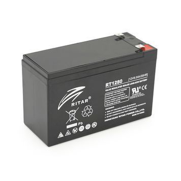 Акумуляторна батарея AGM RITAR RT1280, 12V 8.0Ah DRQ-SPP-937845 фото