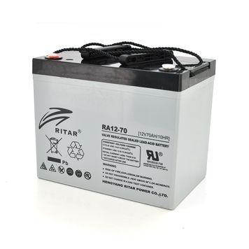 Акумуляторна батарея AGM RITAR RA12-70, 12V 70.0Ah DRQ-SPP-799894 фото
