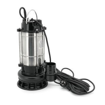 Занурювальний насос, 750W, 220V, до 7 м&sup3;/год, підйом до 10 м, 50 мм, нержавіюча сталь, 410х200х235мм, 7,5 кг + перехідник DRQ-ADP-544703 фото