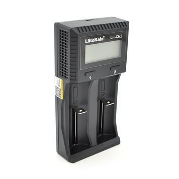ЗУ універсальне Liitokala Lii-CH2, 2 канали, LCD дисплей, підтримує Li-ion, Ni-MH та Ni-Cd AA (R6), ААA (R03), AAAA, С (R14) DRQ-LIO-419053 фото
