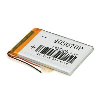 Літій-полімерний акумулятор 4*50*70mm (Li-ion 3.7В 1800мА&middot;год) DRQ-GPS-980156 фото