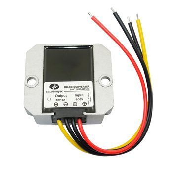 Перетворювач автоінвертор DC/DC Вхід: 5-36V, Вихід: 12V 3A, IP68, 36W DRQ-TPU-293380 фото