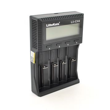 ЗУ універсальне Liitokala Lii-CH4, 4 канали, LCD дисплей, підтримує Li-ion, Ni-MH та Ni-Cd AA (R6), ААA (R03), AAAA, С (R14) DRQ-LIO-643416 фото