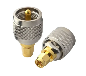 Перехідник SMA Male - UHF Male (SMA тато, штекер-UHF тато, штекер) DRQ-CON-046408 фото