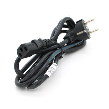 Кабель живлення Schuko PC-186 CEE7 / 17-C13, 1.8M, 1.0mm, OEM (євровилках) МЕДЬ !!!!! DRQ-CBL-564840 фото