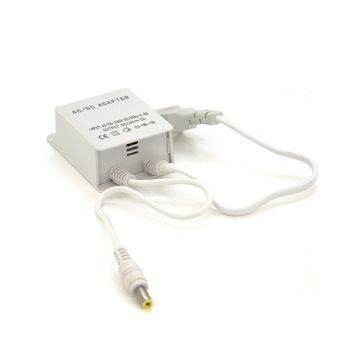 Імпульсний адаптер живлення 12В 2А (24Вт) штекер 5.5/2.5; Plastic Box Mini; IP40; В90/Ш50/Г30мм; кріплення DRQ-PSU-203131 фото