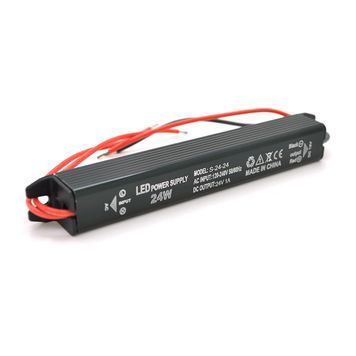 Імпульсний блок живлення герметичний PSW24-24 24В 1А (24Вт) IP20 DRQ-PSU-784285 фото