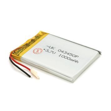 Літій-полімерний акумулятор 4*34*50mm 3,7V (Li-ion 3.7В 650мА&middot;год) DRQ-GPS-278373 фото