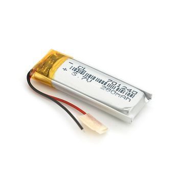 Літій-полімерний акумулятор 7*20*20mm (Li-ion 3.7В 200мА&middot;ч) DRQ-GPS-060796 фото