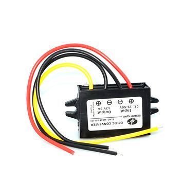 Перетворювач автоінвертор DC/DC 24-36V-12V 2A, IP67, 24W DRQ-INV-653232 фото