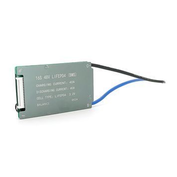 BMS плата Leiba LiFePo4 48V 16S 40A DRQ-BMS-486478 фото